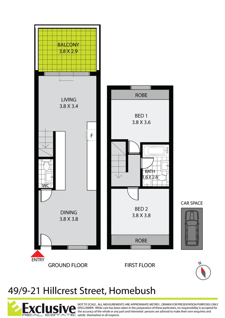 Floorplan of Homely apartment listing, 49/9-21 Hillcrest Street, Homebush NSW 2140