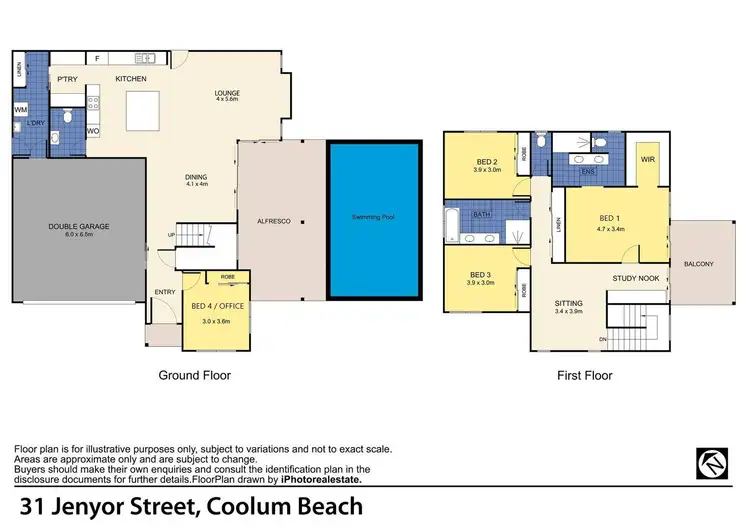 Floorplan of Homely house listing, 31 Jenyor Street, Coolum Beach QLD 4573
