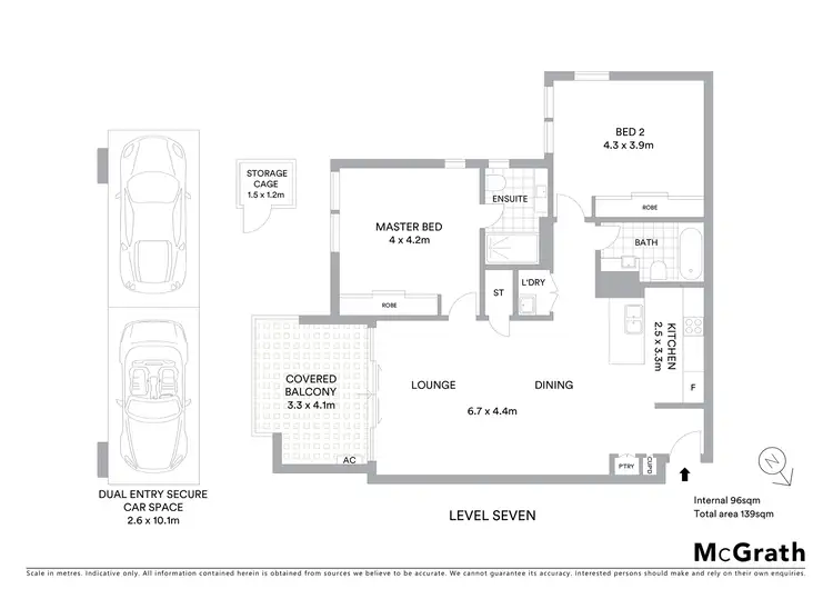 Floorplan of Homely unit listing, 709/6 Nuvolari Place, Wentworth Point NSW 2127