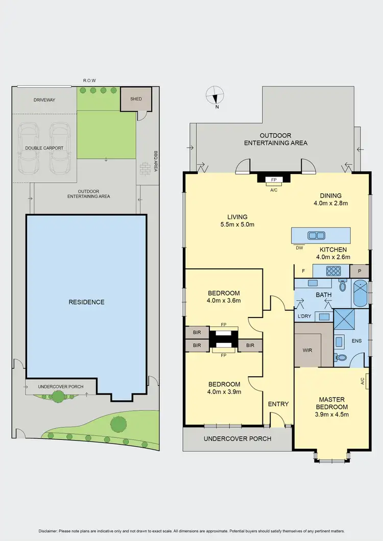 Floorplan of Homely house listing, 44 Crisp Avenue, Brunswick VIC 3056