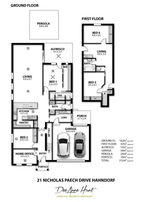 Floorplan of Homely house listing, 21 Nicholas Paech Drive, Hahndorf SA 5245