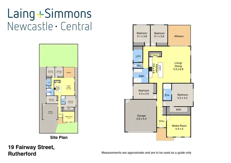 Floorplan of Homely house listing, 19 Fairway Street, Rutherford NSW 2320