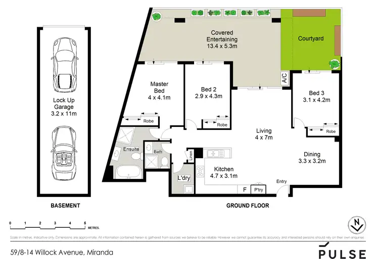 Floorplan of Homely apartment listing, 59/8-12 Willock Avenue, Miranda NSW 2228