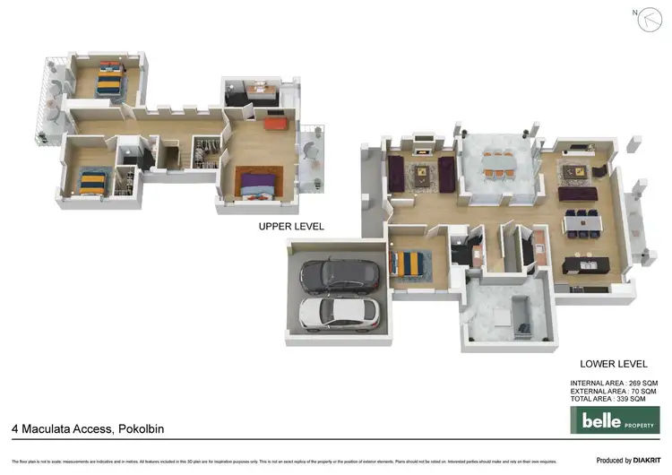 Floorplan of Homely house listing, 4 Maculata Access, Pokolbin NSW 2320