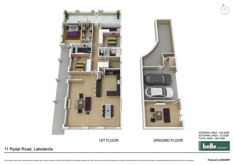 Floorplan of Homely house listing, 11 Rydal Road, Lakelands NSW 2282