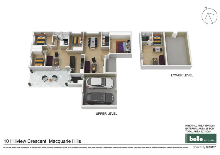 Floorplan of Homely house listing, 10 Hillview Crescent, Macquarie Hills NSW 2285