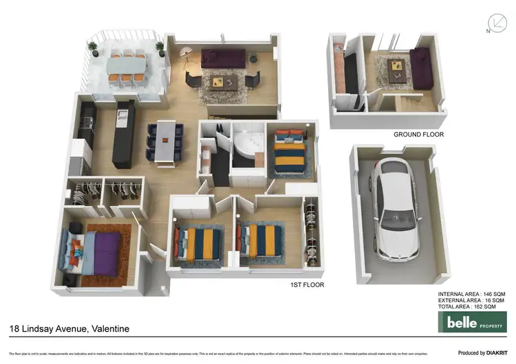 Floorplan of Homely house listing, 18 Lindsay Avenue, Valentine NSW 2280