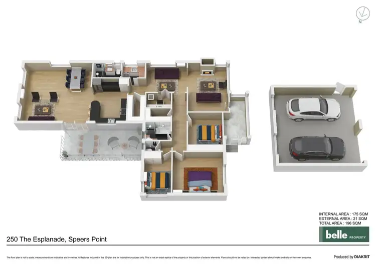 Floorplan of Homely house listing, 250 The Esplanade, Speers Point NSW 2284