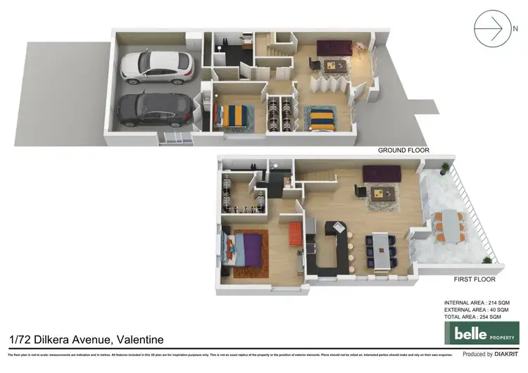Floorplan of Homely house listing, 1/72 Dilkera Avenue, Valentine NSW 2280