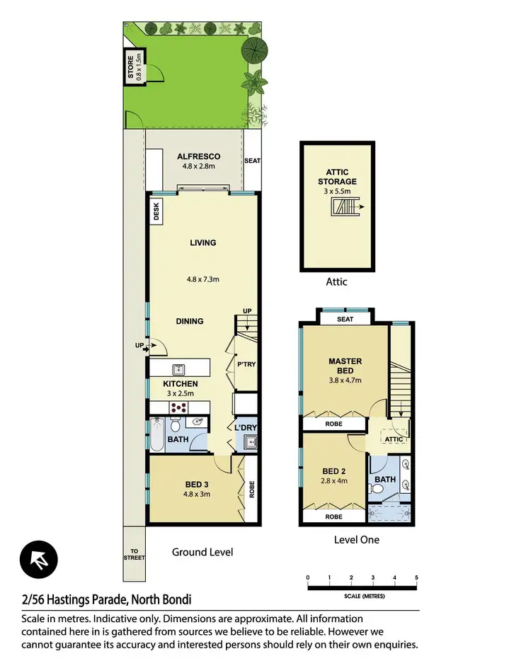 Floorplan of Homely house listing, 2/56 Hastings Parade, North Bondi NSW 2026