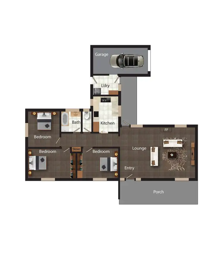 Floorplan of Homely house listing, 2 Fergus Road, Queanbeyan NSW 2620