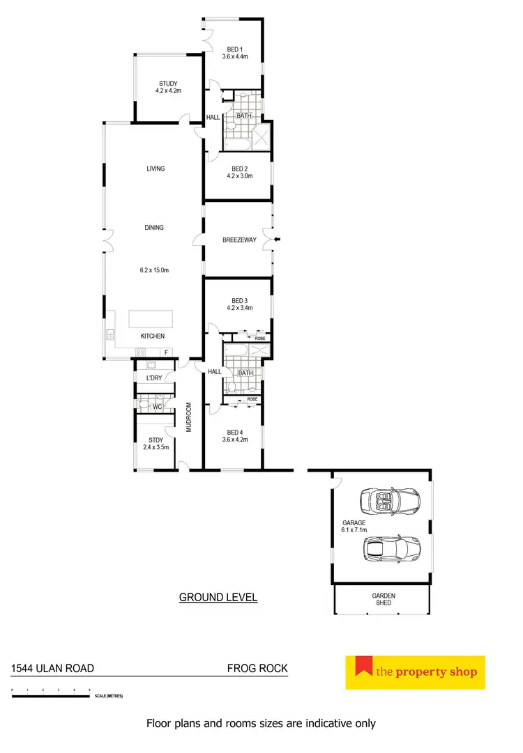 Floorplan of Homely rural property listing, 1544 Ulan Road, Mudgee NSW 2850