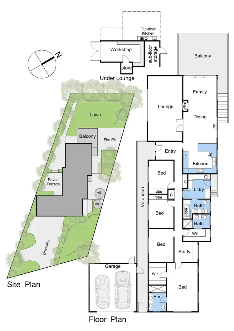 Floorplan of Homely house listing, 53 Panorama Drive, Mount Martha VIC 3934