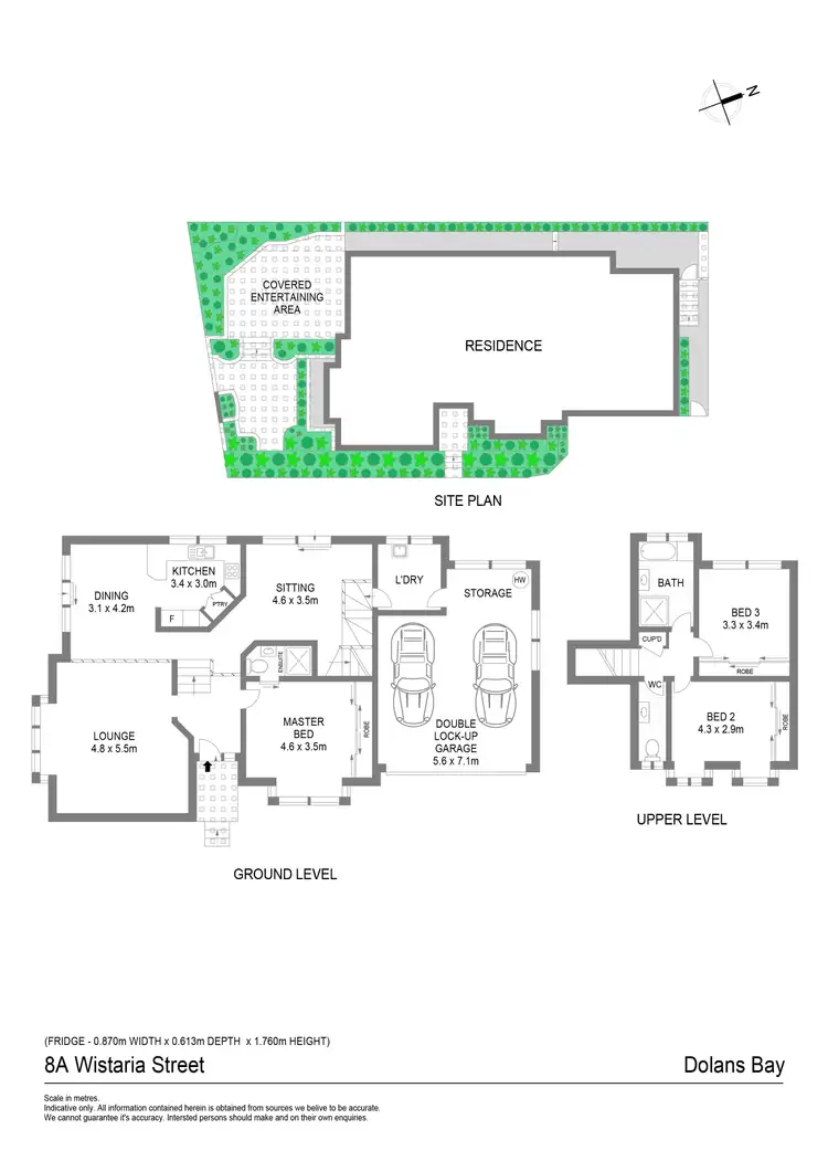 Floorplan of Homely house listing, 8a Wistaria Street, Dolans Bay NSW 2229