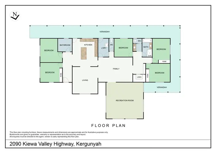 Floorplan of Homely house listing, 2090 Kiewa Valley Highway, Kergunyah VIC 3691