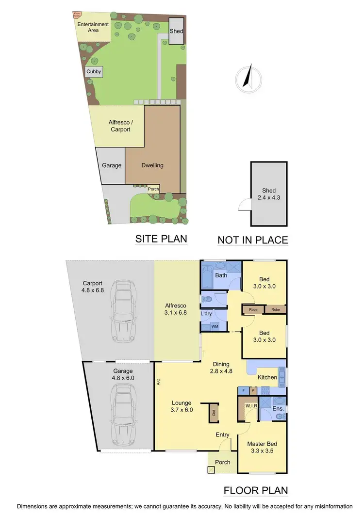 Floorplan of Homely house listing, 1 Fenech Close, Mill Park VIC 3082