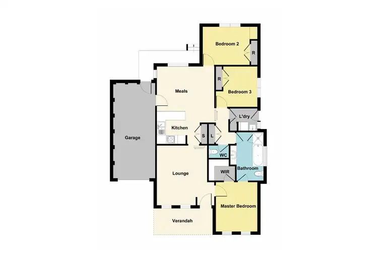 Floorplan of Homely unit listing, 2/4 McKee Street, Golden Point VIC 3350