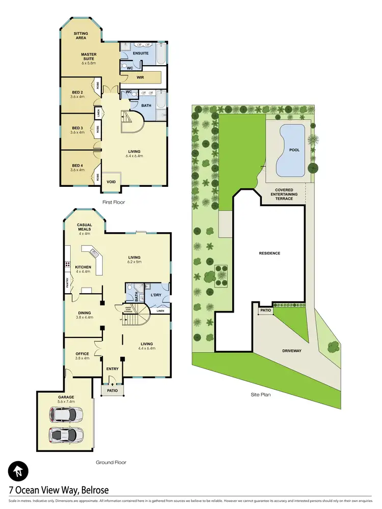 Floorplan of Homely house listing, 7 Ocean View Way, Belrose NSW 2085