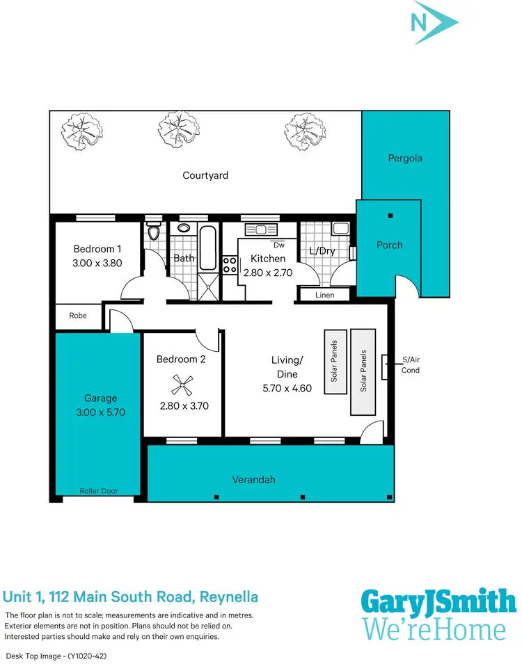 Floorplan of Homely unit listing, 1/112 Main South Road, Old Reynella SA 5161