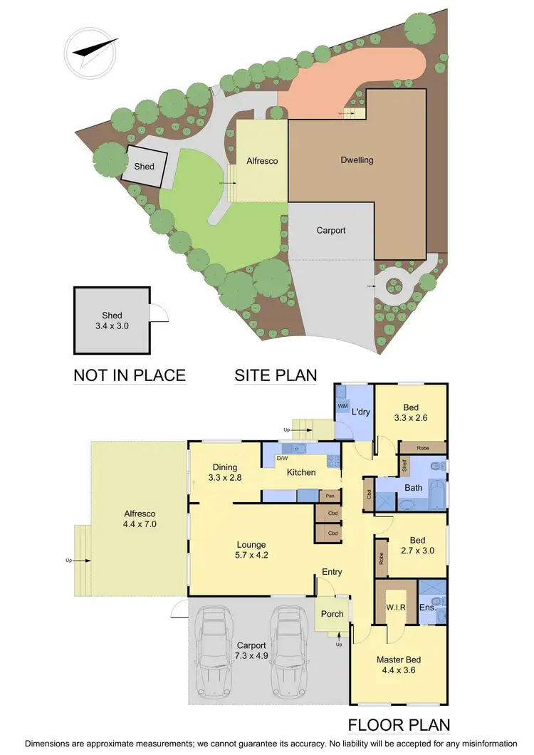 Floorplan of Homely house listing, 5 Shiraz Court, Bundoora VIC 3083