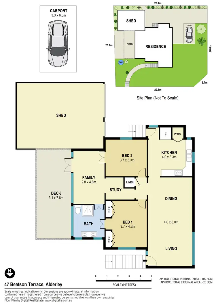 Floorplan of Homely house listing, 47 Beatson Terrace, Alderley QLD 4051
