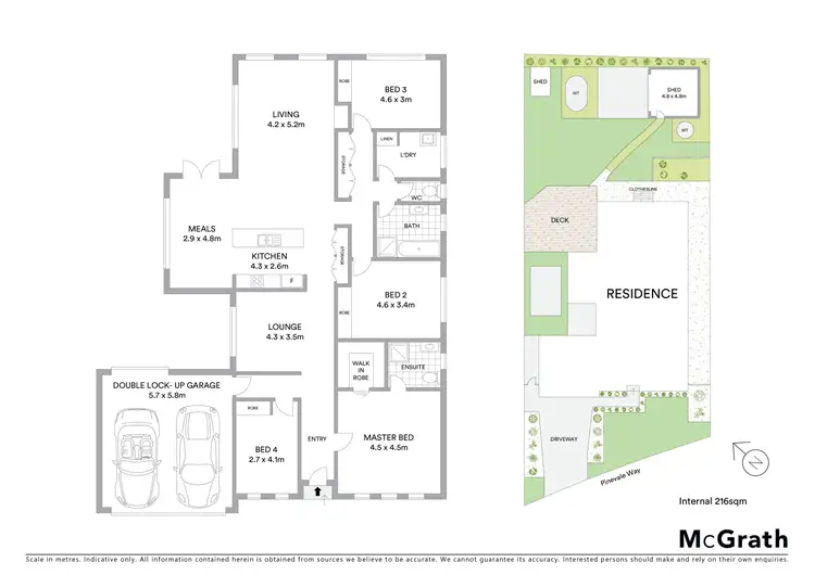 Floorplan of Homely house listing, 8 Pinevale Way, Ballarat North VIC 3350