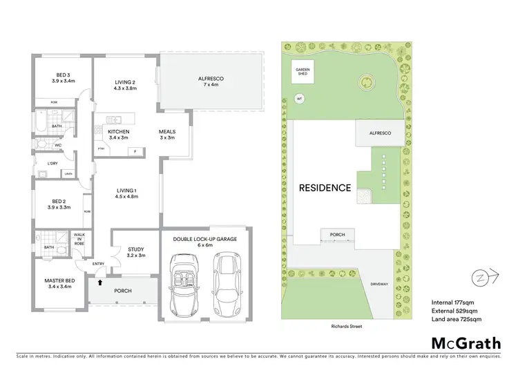Floorplan of Homely house listing, 542 Richards Street, Canadian VIC 3350