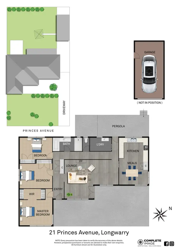 Floorplan of Homely house listing, 21 Princes Avenue, Longwarry VIC 3816