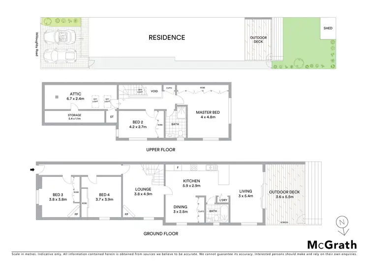 Floorplan of Homely house listing, 260 Willoughby Road, Naremburn NSW 2065