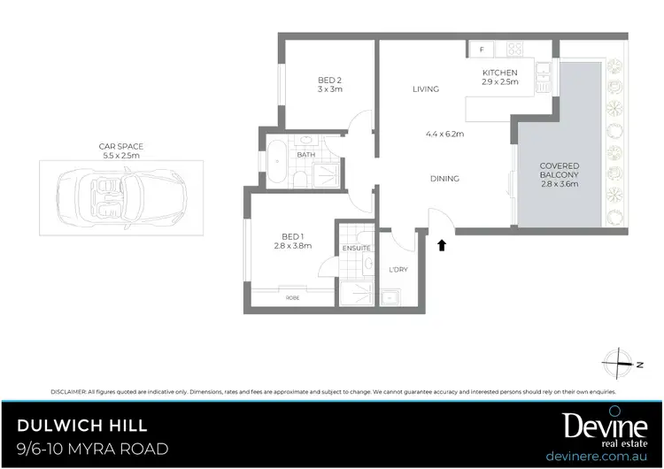 Floorplan of Homely apartment listing, 9/6-10 Myra Road, Dulwich Hill NSW 2203