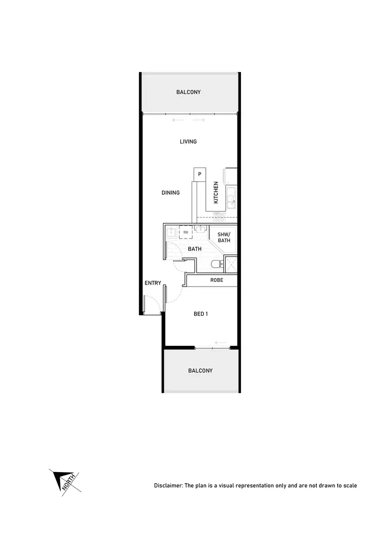 Floorplan of Homely apartment listing, 100/72 Wentworth Avenue, Kingston ACT 2604