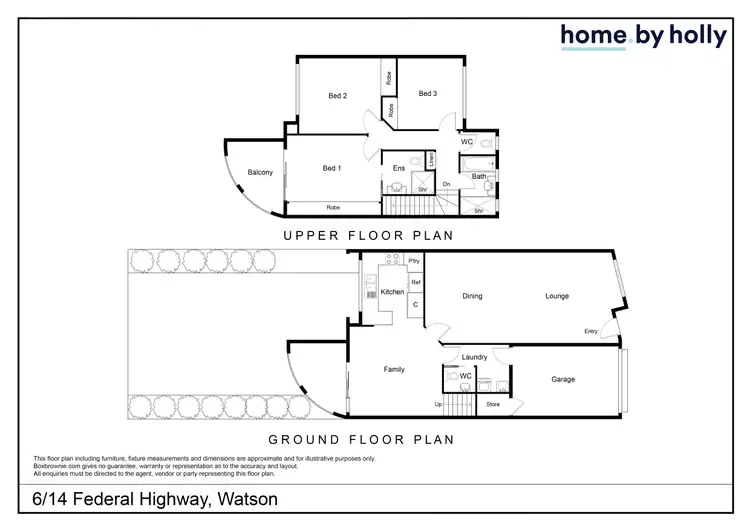 Floorplan of Homely apartment listing, 6/14 Federal Highway, Watson ACT 2602