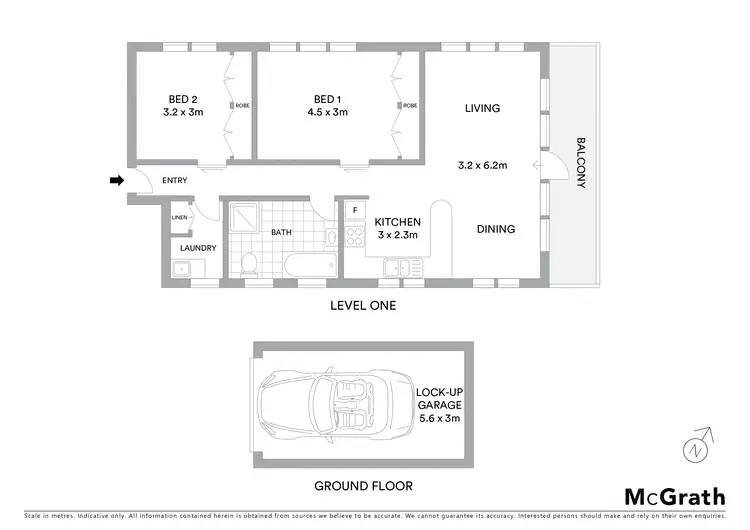 Floorplan of Homely apartment listing, 4/117 Ewos Parade, Cronulla NSW 2230