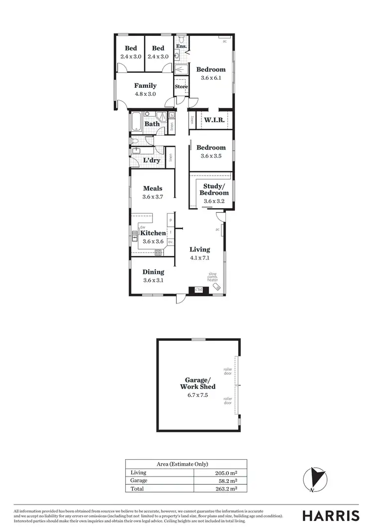 Floorplan of Homely house listing, 4 Walker Avenue, Heathfield SA 5153