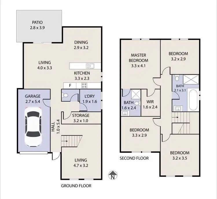 Floorplan of Homely house listing, 102 Dalmatia Avenue, Edmondson Park NSW 2174