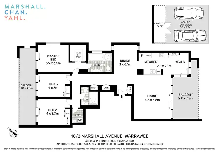 Floorplan of Homely apartment listing, 18/2 Marshall Avenue, Warrawee NSW 2074
