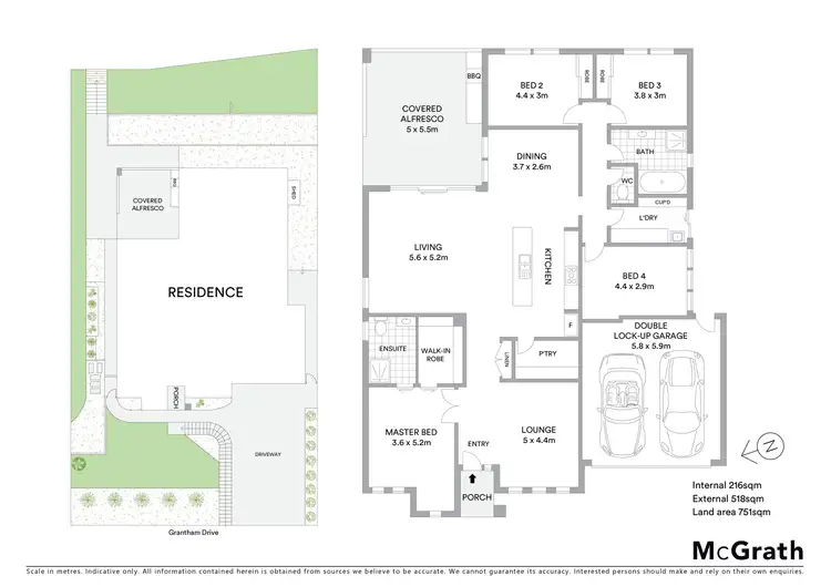 Floorplan of Homely house listing, 90 Grantham Drive, Highton VIC 3216