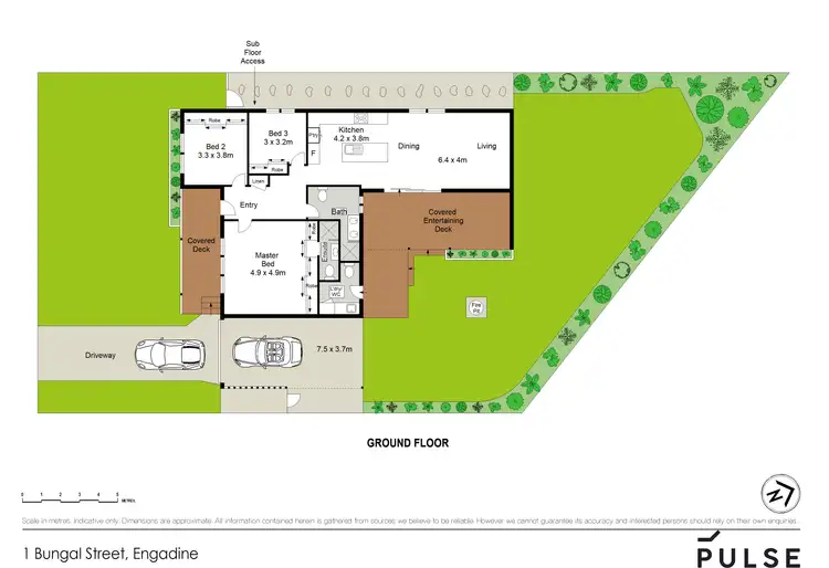 Floorplan of Homely house listing, 1 Bungal Street, Engadine NSW 2233