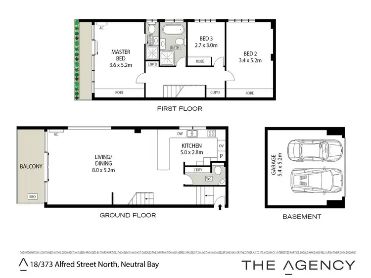 Floorplan of Homely unit listing, 18/373 Alfred Street North, Neutral Bay NSW 2089