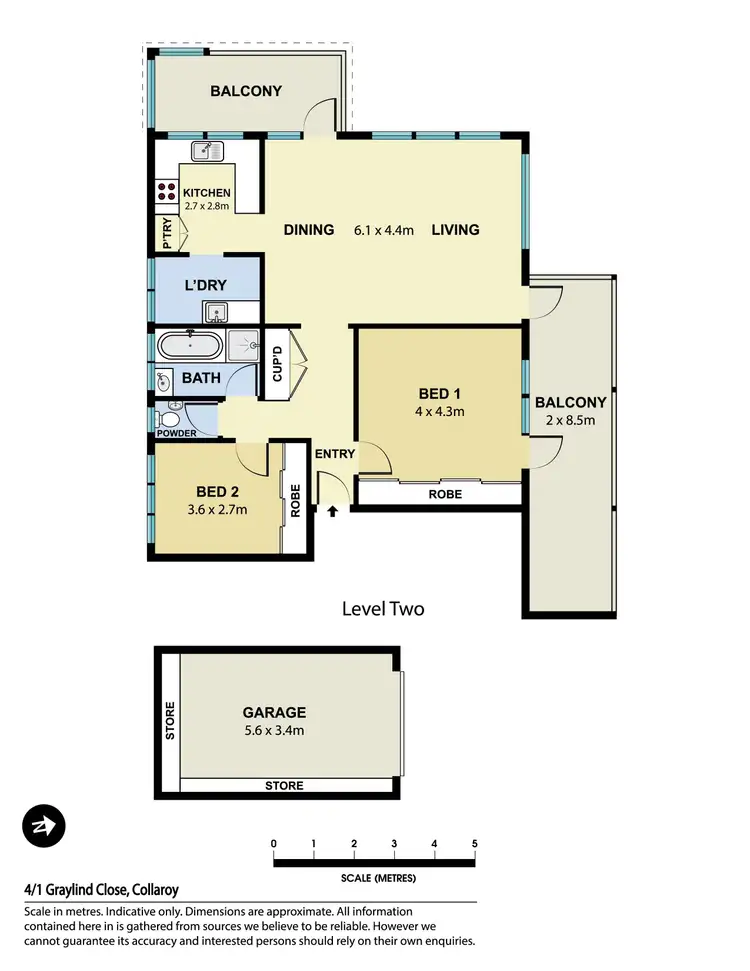 Floorplan of Homely apartment listing, 4/1 Graylind Close, Collaroy NSW 2097