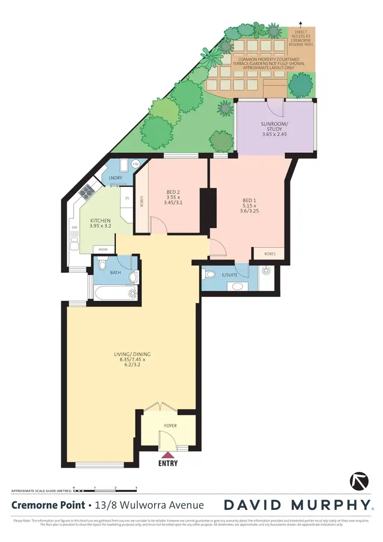 Floorplan of Homely apartment listing, 13/8 Wulworra Avenue, Cremorne Point NSW 2090