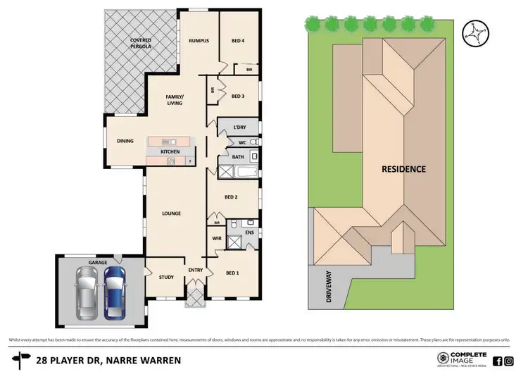 Floorplan of Homely house listing, 28 Player Drive, Narre Warren VIC 3805