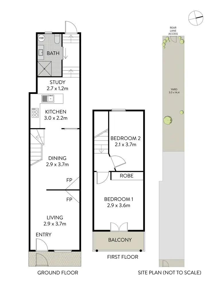 Floorplan of Homely terrace listing, 26 Edward Street, Darlington NSW 2008