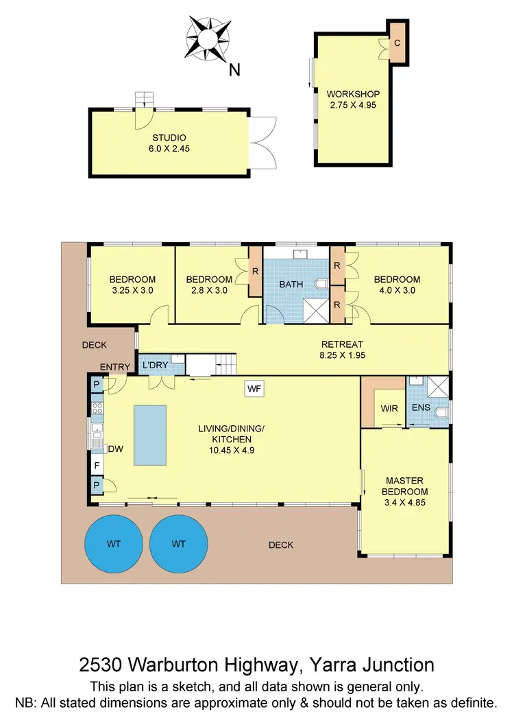 Floorplan of Homely house listing, 2530 Warburton Highway, Yarra Junction VIC 3797