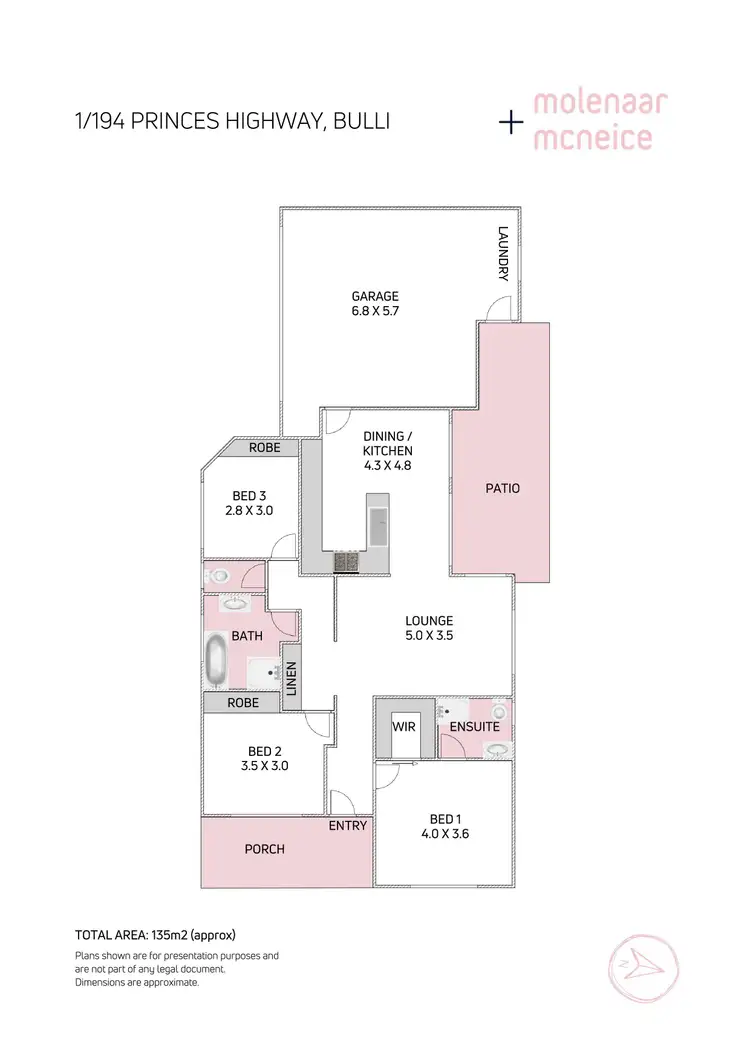 Floorplan of Homely villa listing, 1/194 Princes Highway, Bulli NSW 2516