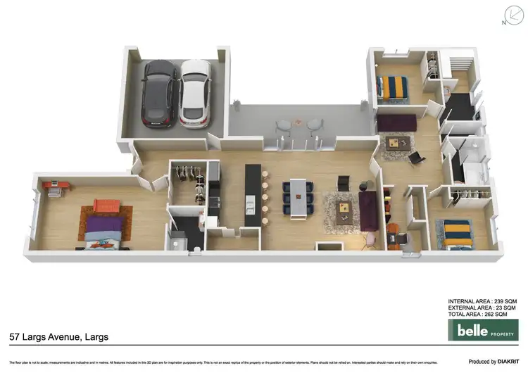 Floorplan of Homely house listing, 57 Largs Avenue, Largs NSW 2320
