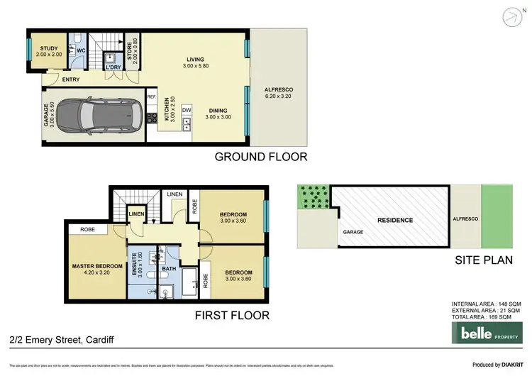 Floorplan of Homely house listing, 2/2 Emery Street, Cardiff NSW 2285