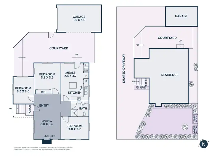 Floorplan of Homely unit listing, 1/22 Cynga Street, Preston VIC 3072