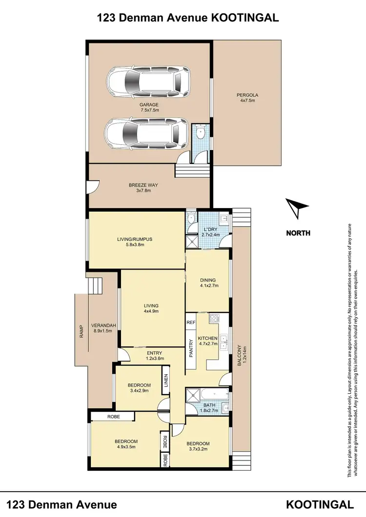 Floorplan of Homely house listing, 123 Denman Avenue, Kootingal NSW 2352