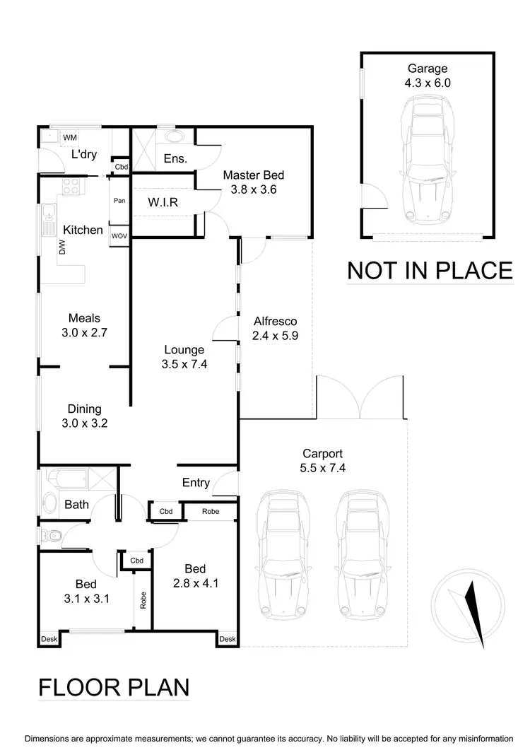Floorplan of Homely house listing, 5 Burlington Crescent, Wantirna VIC 3152